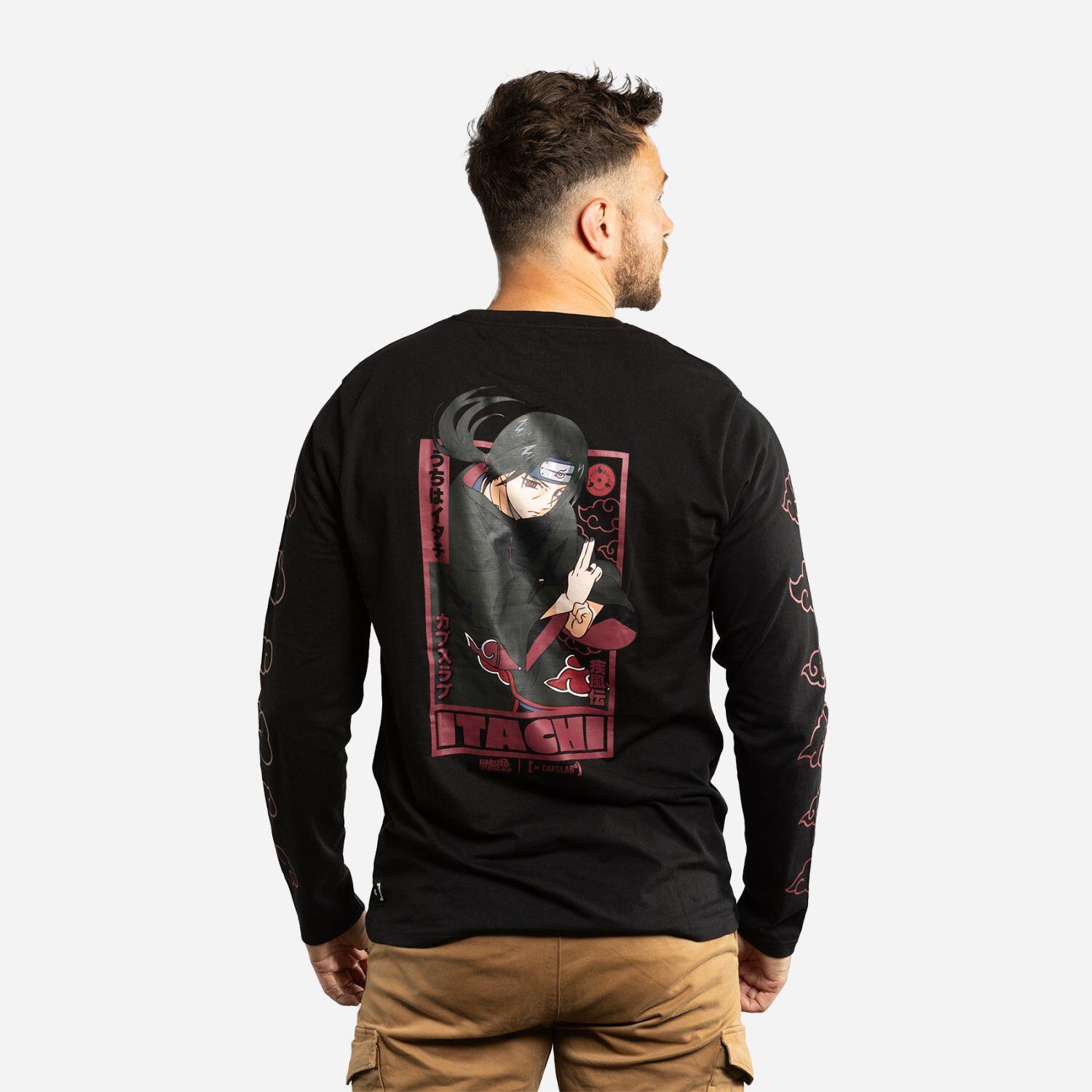 T-shirt homme manches longues Naruto Shippuden Itachi 2/5