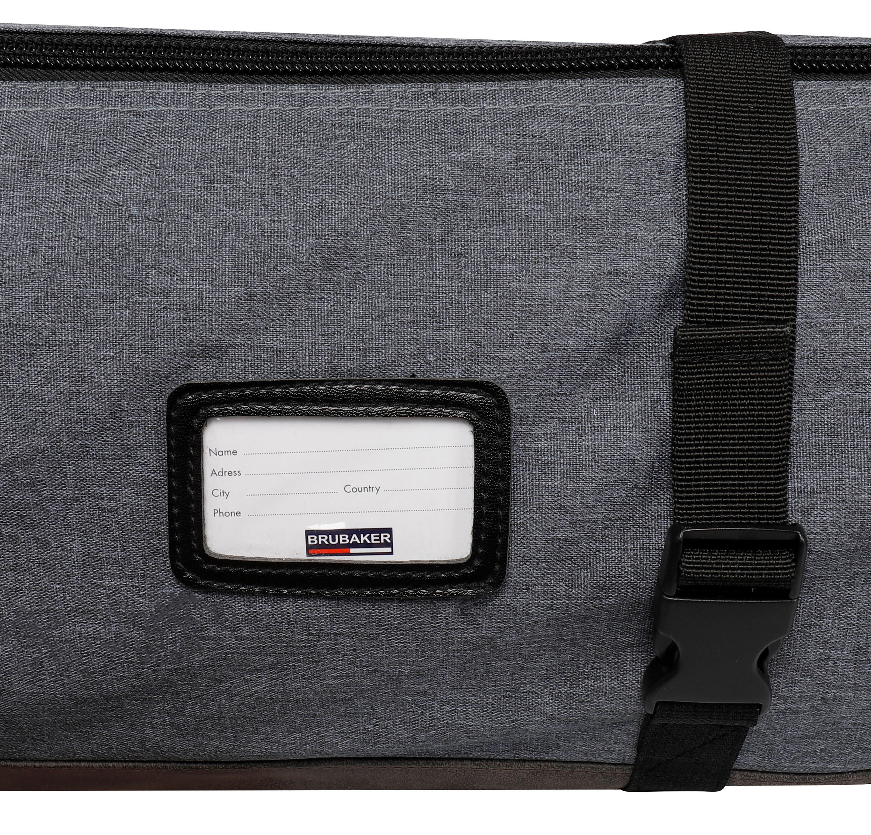 BRUBAKER Carver Performance Sac à skis rembourré 170cm Gris chiné/Noir 3/5