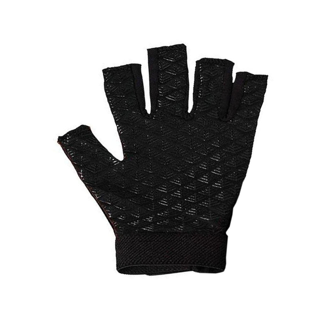 HerrenDamen Unisex RugbyHandschuhe Pro Damen und Herren Schwarz S - M 2/3