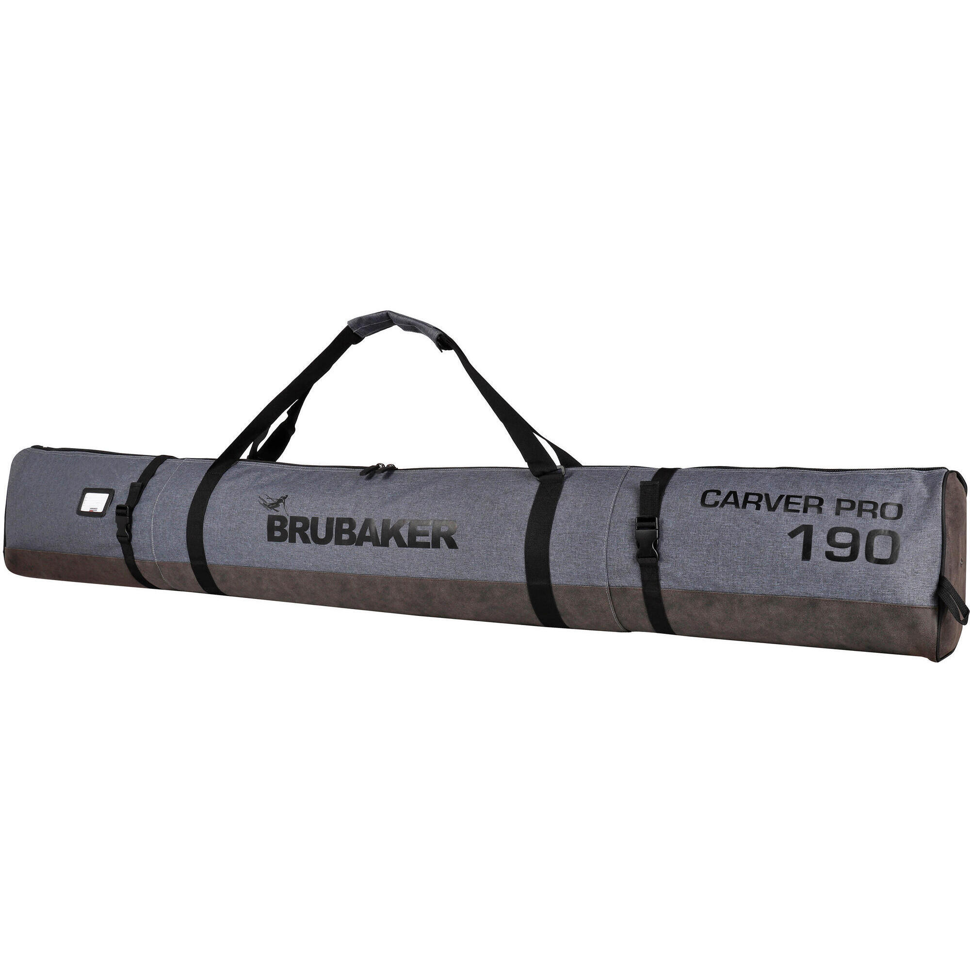 X2 - Brubaker Carver Performance Sac À Skis Rembourré 170 Cm Gris Chiné/noir - Sac De Sport - Gris|noir - 170cm - Decathlon