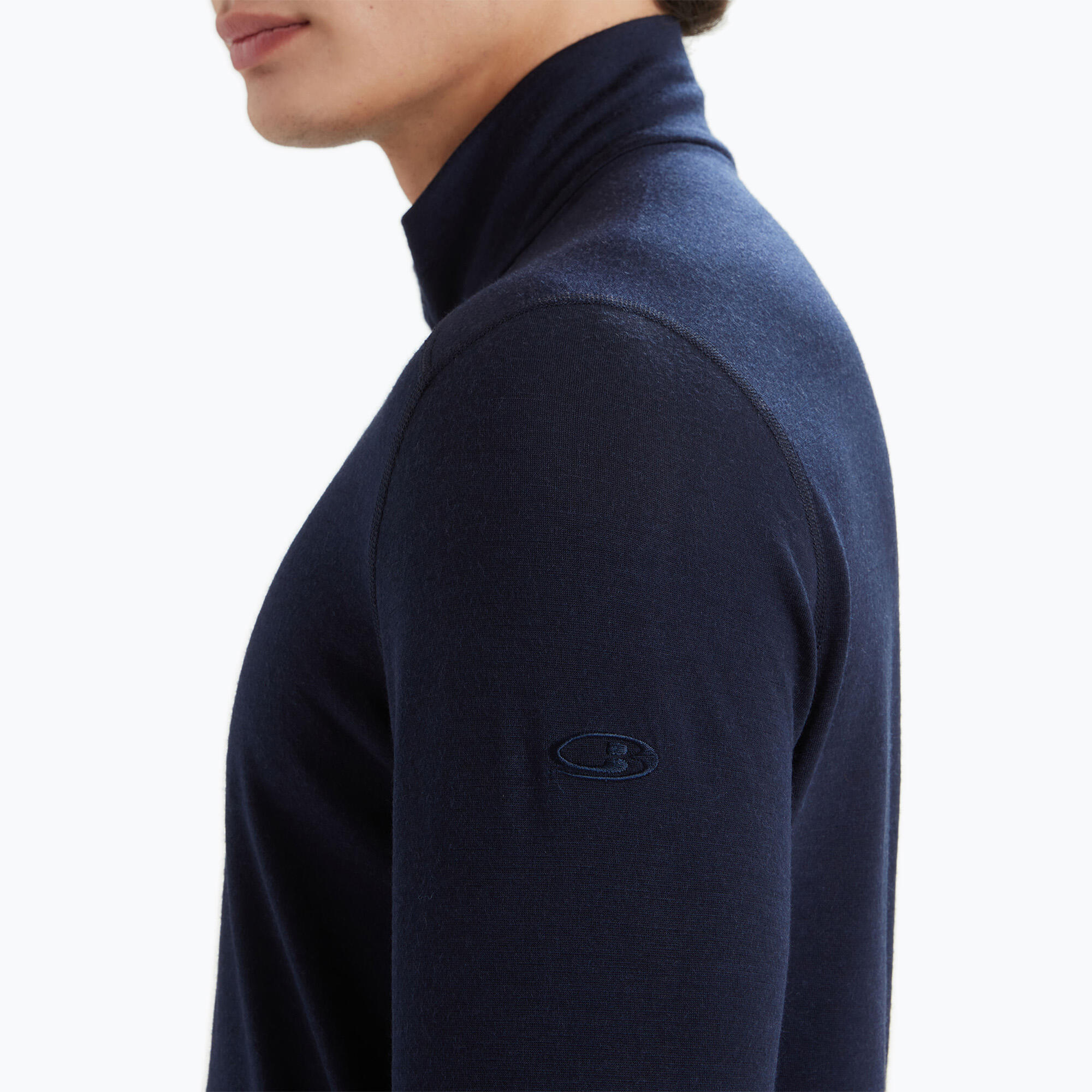 Sudadera térmica para hombre icebreaker Merino 200 Oasis con media cremallera 5/7