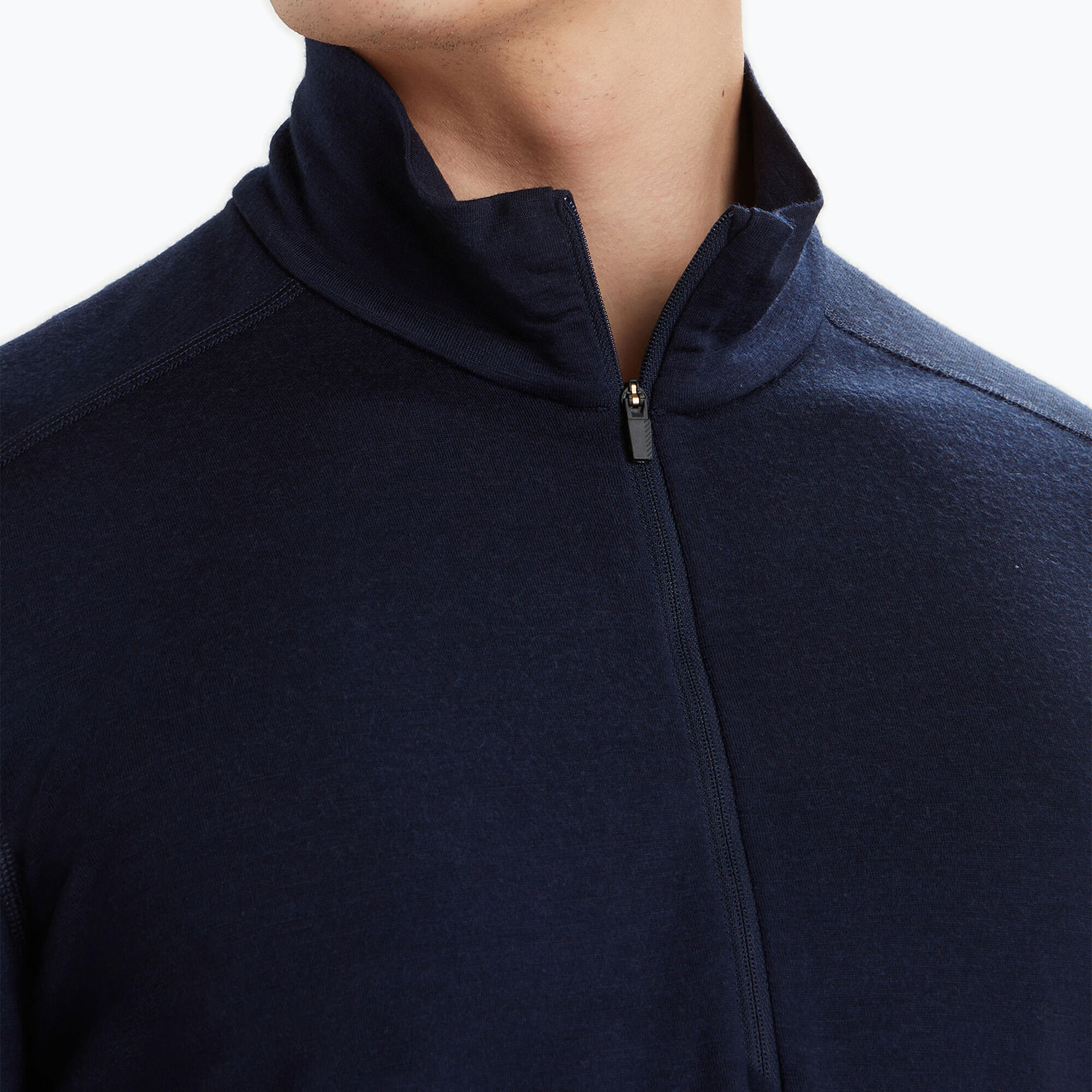 Sudadera térmica para hombre icebreaker Merino 200 Oasis con media cremallera 4/7