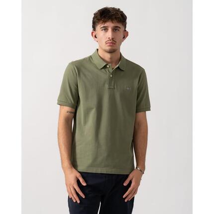 polo manches courtes REG SHIELD SS PIQUE POLO HOMME vert