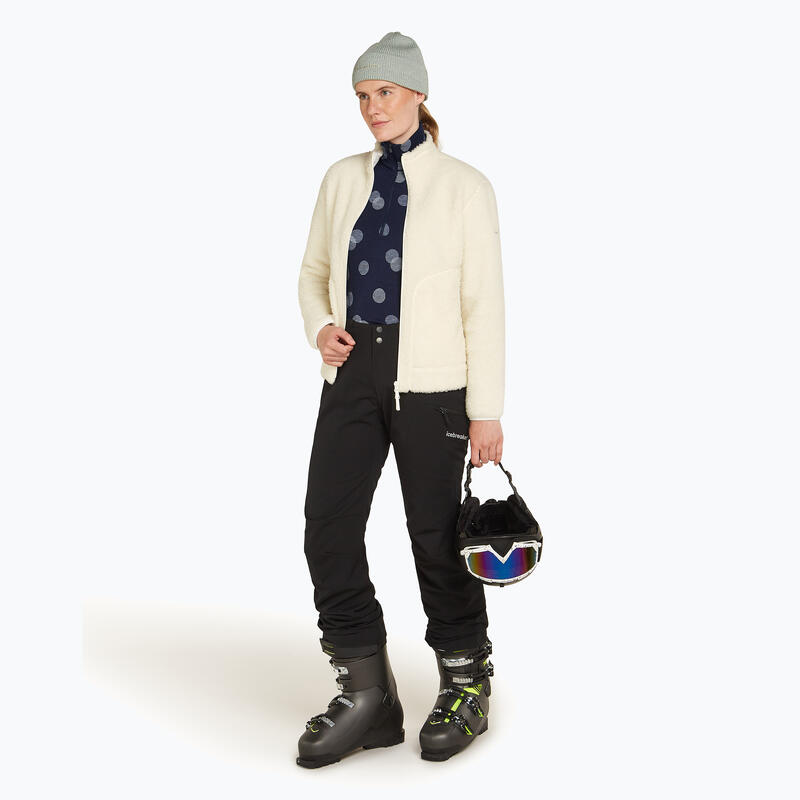 Bluza termică pentru femei Icebreaker Merino 260 Vertex LS Half Z Falling Flakes