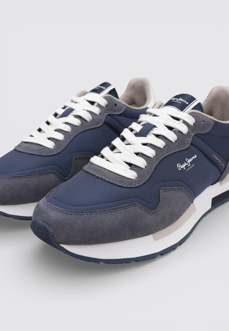 Zapatillas Deportivas Hombre Pepe Jeans HAILON BASIC Azu 3/4