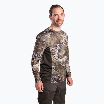 Heren thermisch onderhemd pinewood abisko merino base layer half zip