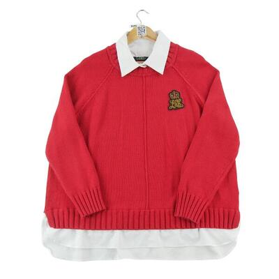 Seconda Mano - Maglione rosso da donna - Stato eccellente