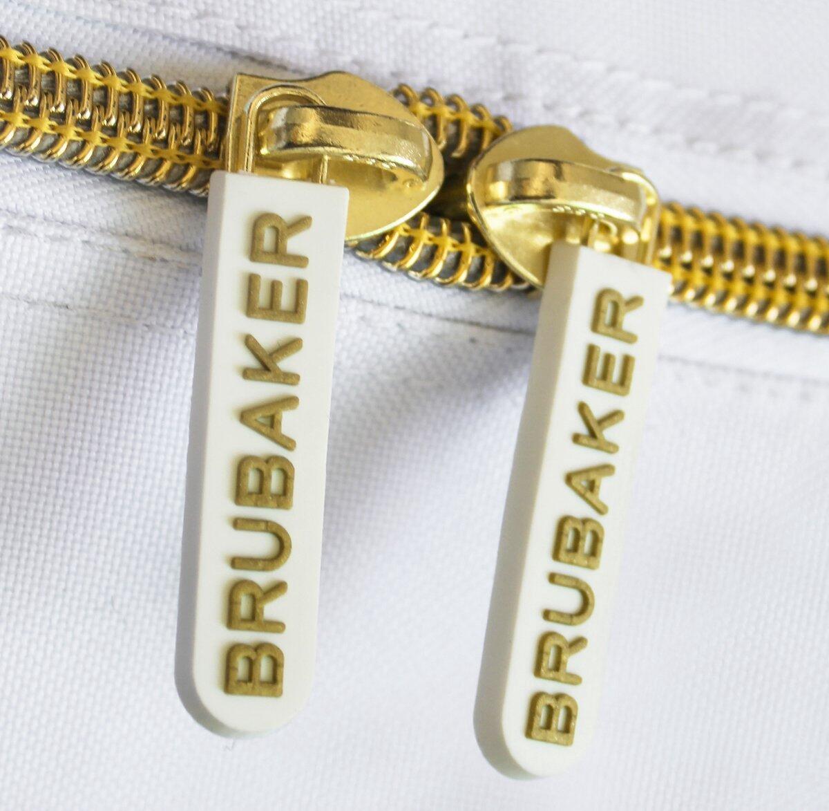 BRUBAKER St. Moritz Set: Ski+Stöcke bis 170cm + Schuhe+Helm - Weiß/Gold 3/7