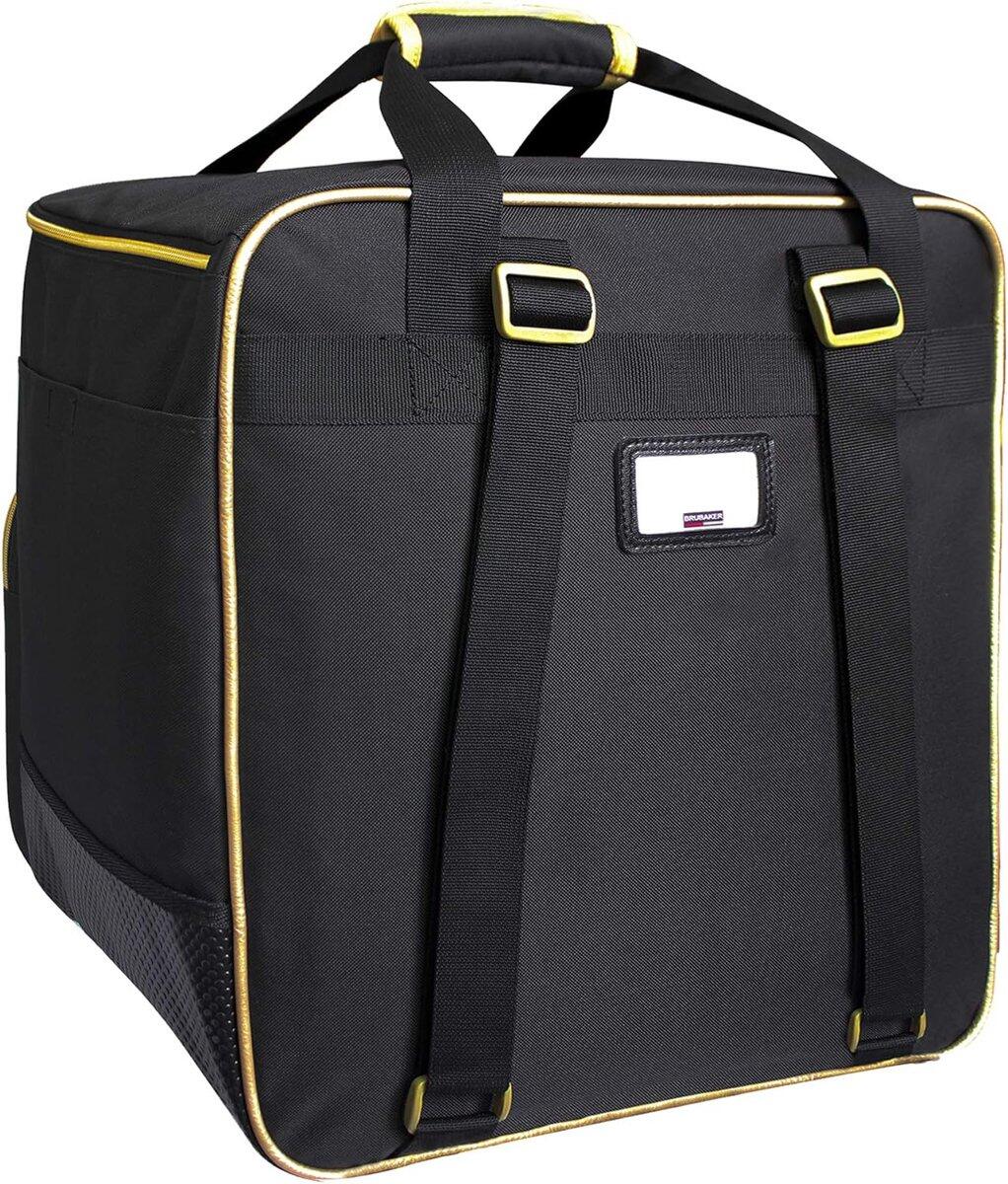 BRUBAKER torba na narty i buty 190 cm - czarny złoty 3/7