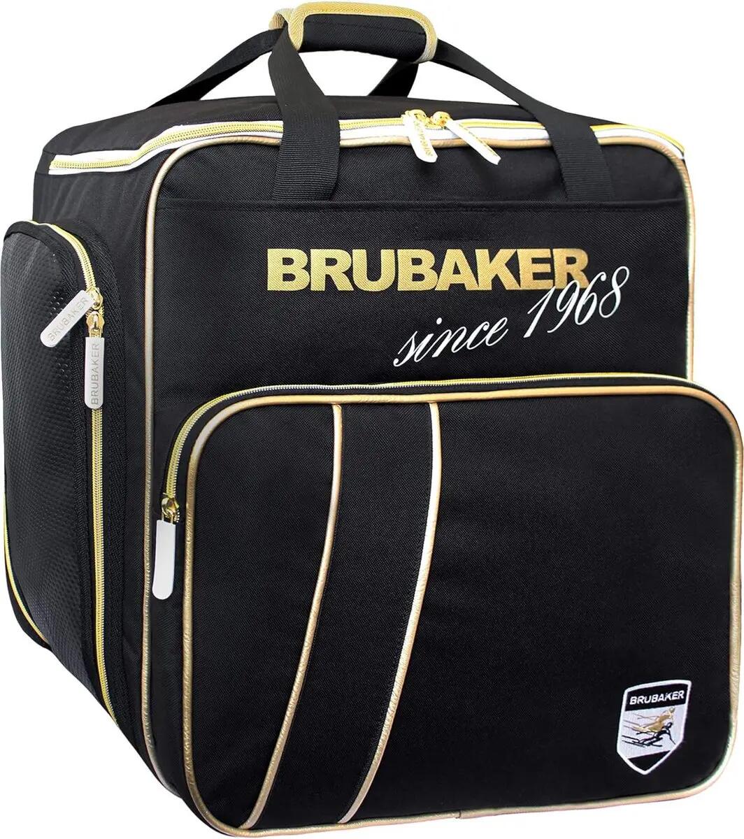 BRUBAKER torba na narty i buty 190 cm - czarny złoty 2/7