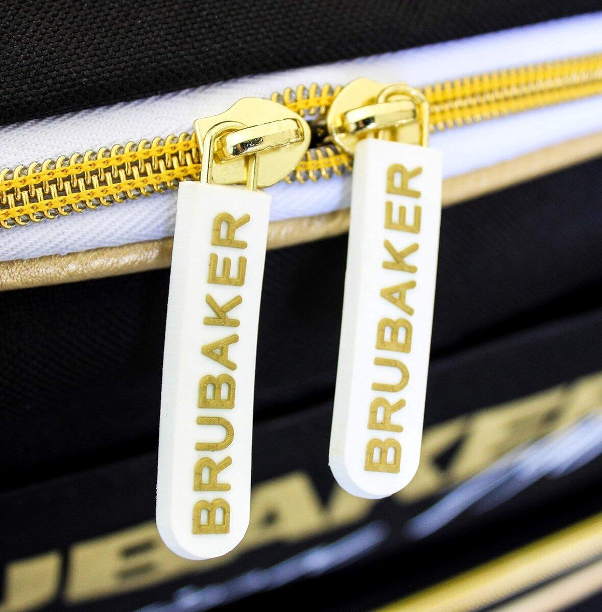 BRUBAKER torba na narty i buty 190 cm - czarny złoty 5/7
