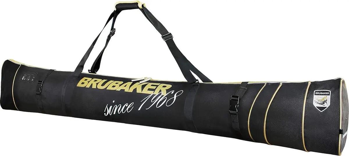 BRUBAKER torba na narty i buty 190 cm - czarny złoty 6/7