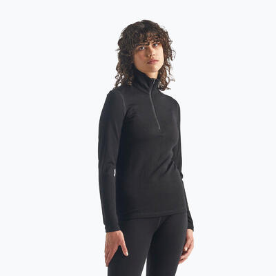 Dames thermisch shirt icebreaker 260 tech ls half zip