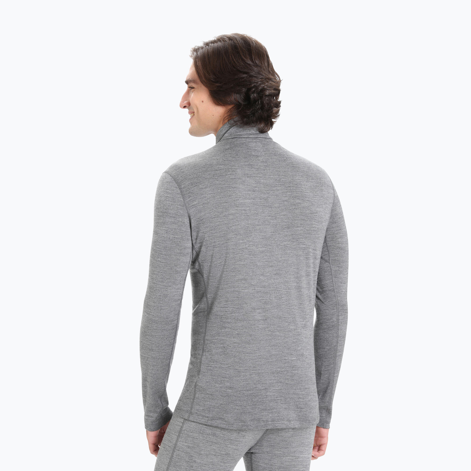 Heren thermisch shirt icebreaker Merino 200 Oasis Half Zip 3/7