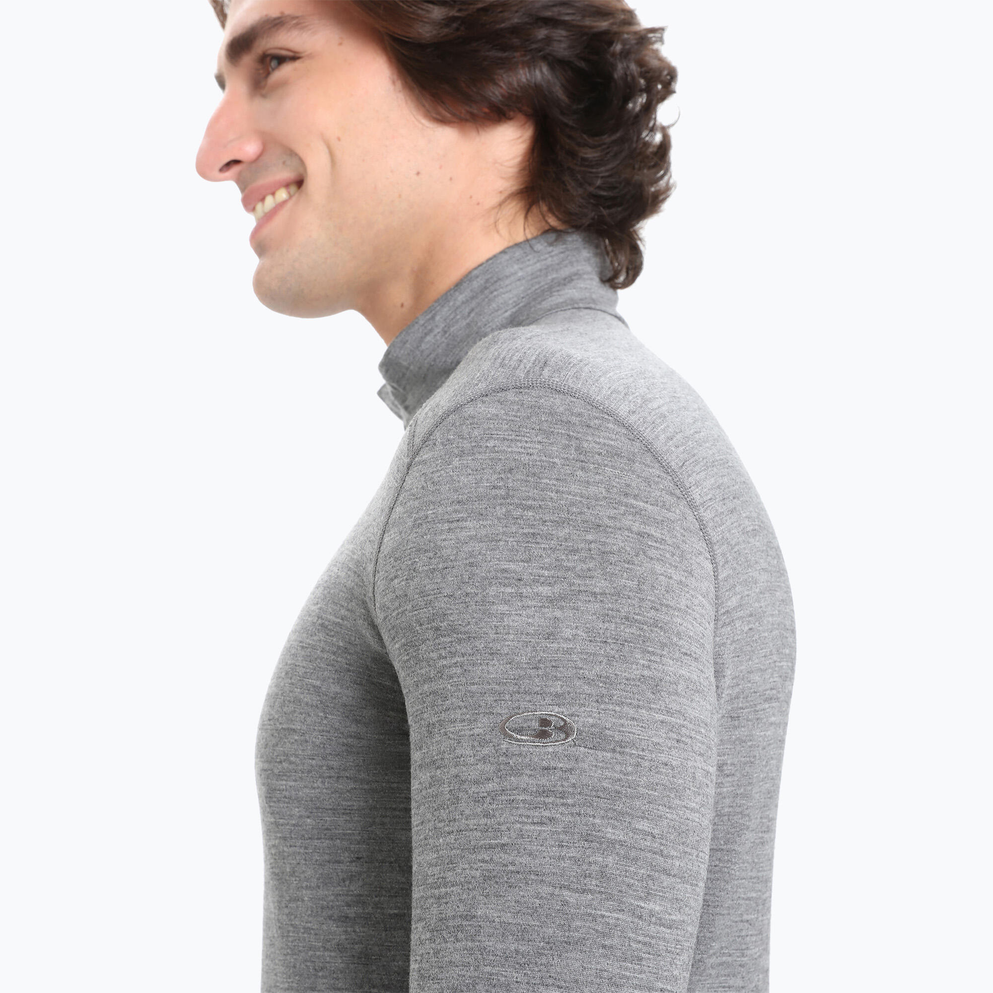 Heren thermisch shirt icebreaker Merino 200 Oasis Half Zip 5/7