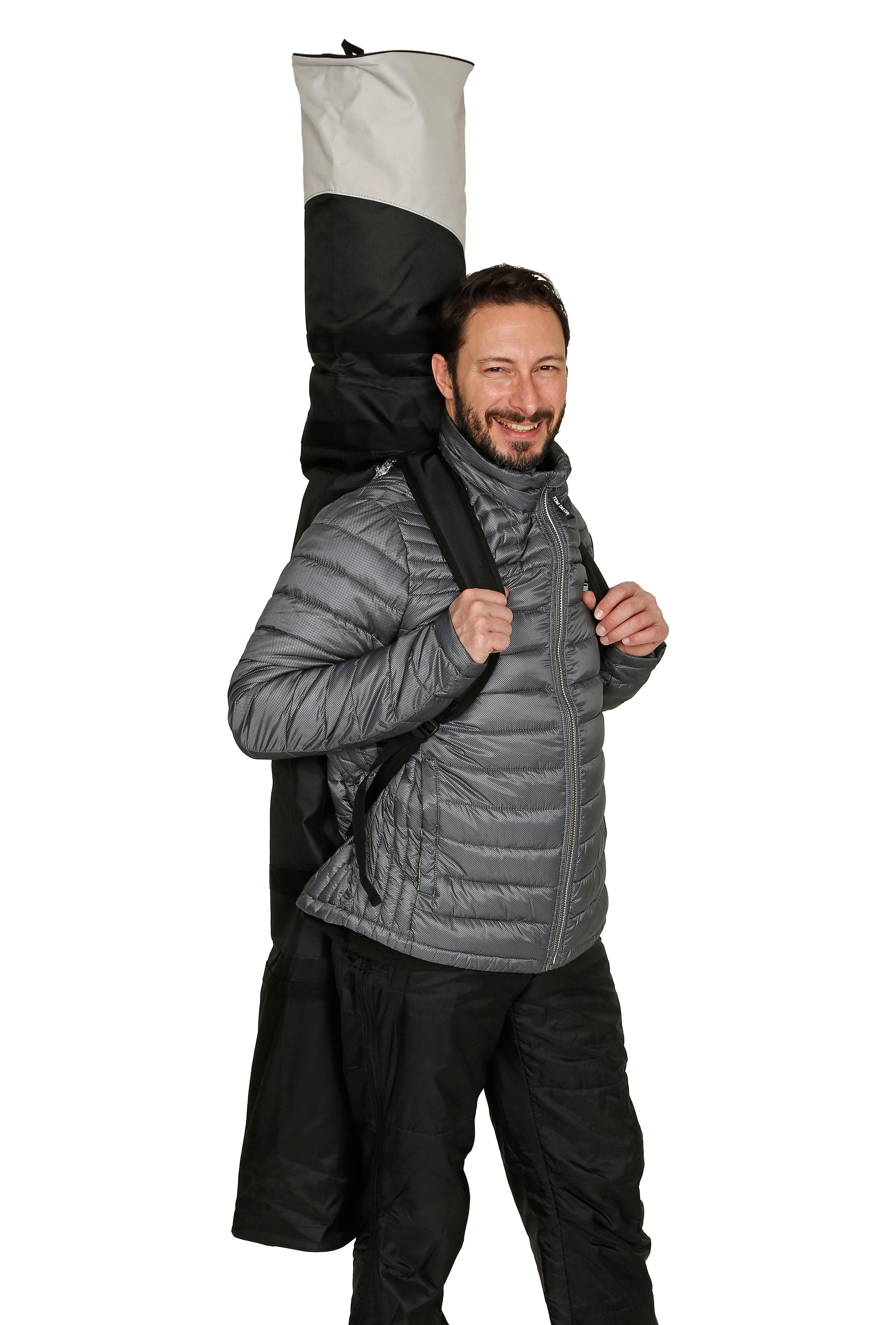BRUBAKER CarverPro XP Sac à skis rembourré 170cm Noir/Argent 7/7