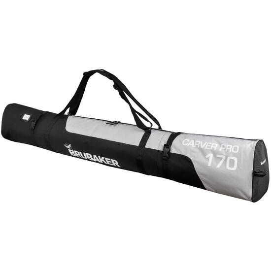 BRUBAKER Carver Pro XP torba na narty 170 cm czarno srebrna