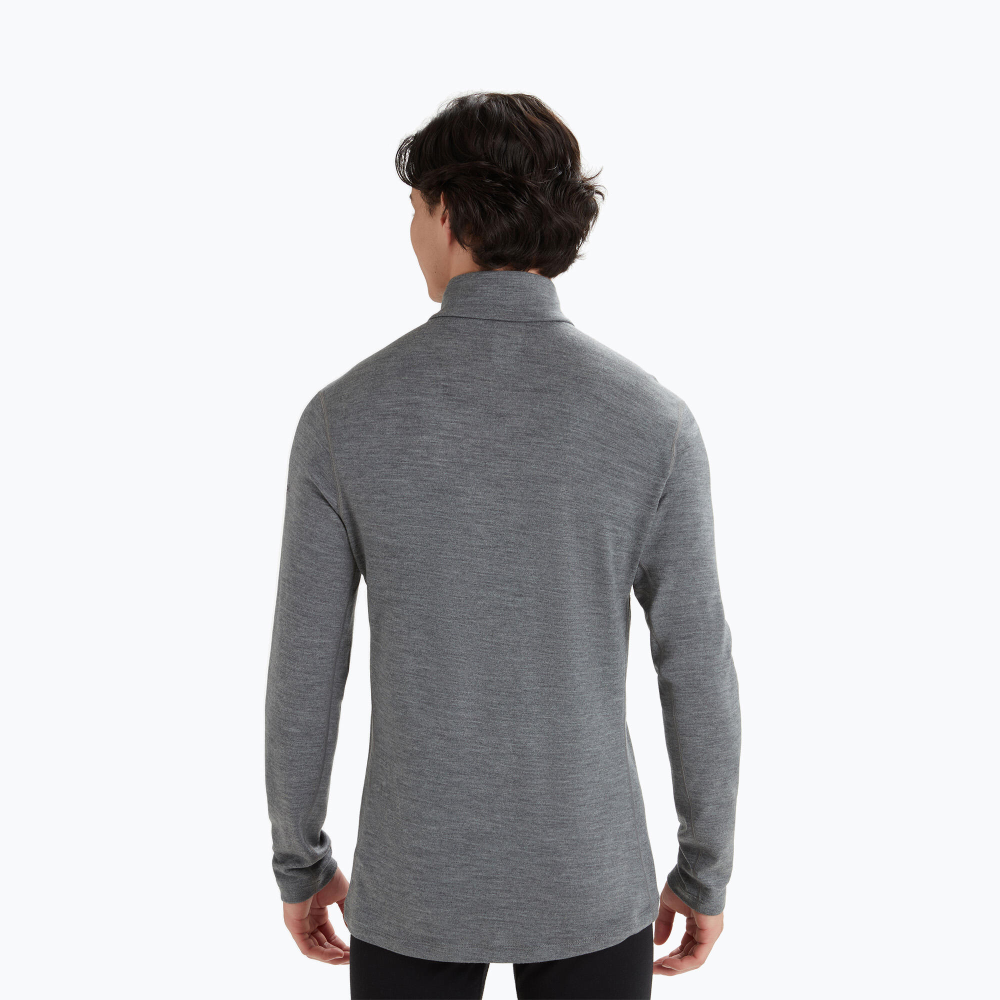 Sudadera térmica para hombre icebreaker 260 Tech LS con media cremallera 3/7