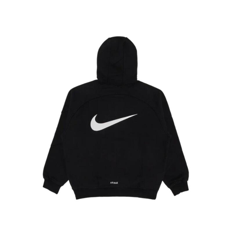 Zip Up Hooded Sweatshirt  Nike Black