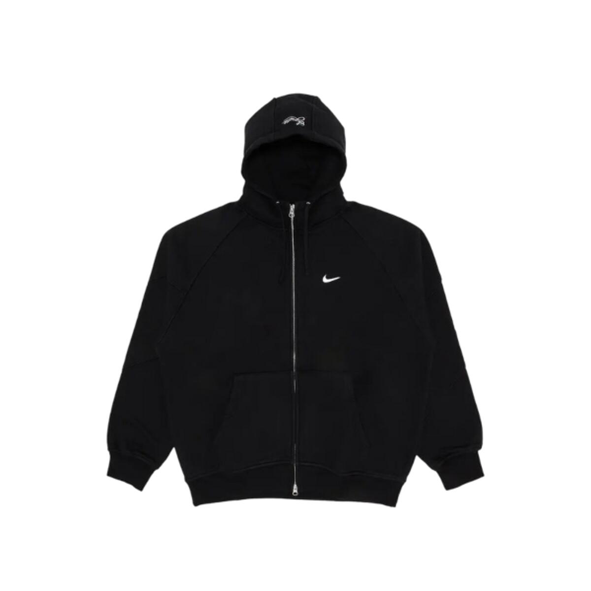 Zip Up Hooded Sweatshirt  Nike Black