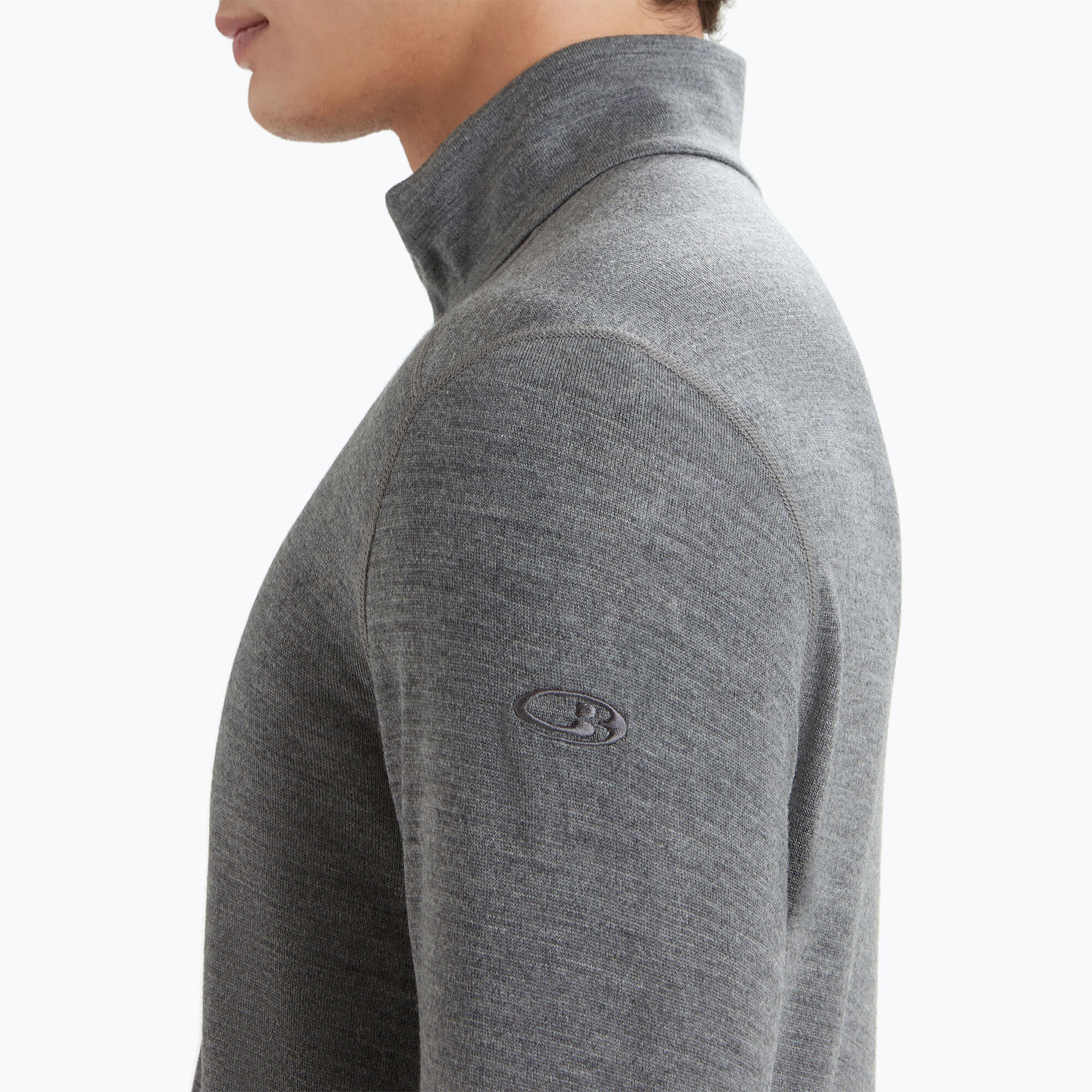 Sudadera térmica para hombre icebreaker 260 Tech LS con media cremallera 5/7