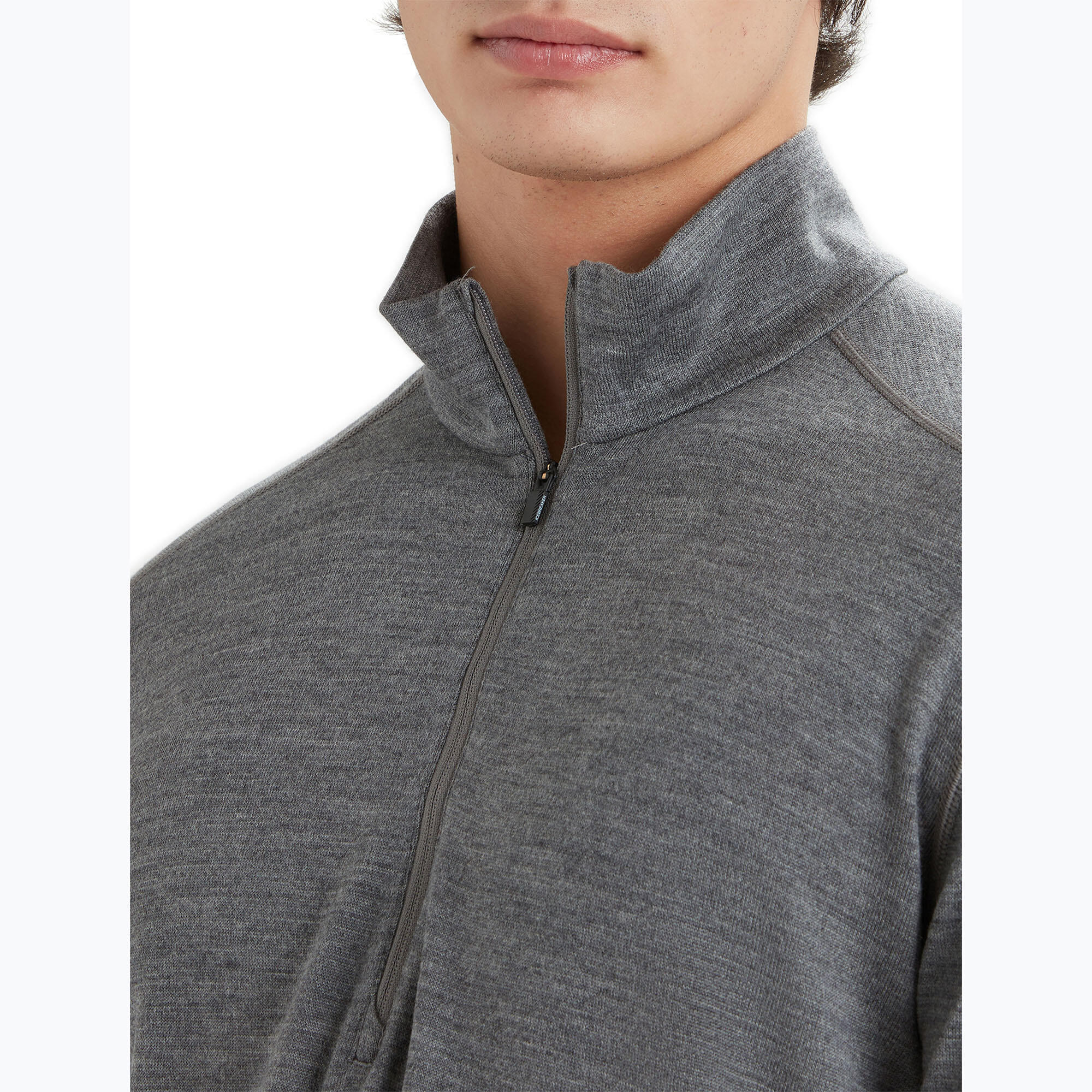 Sudadera térmica para hombre icebreaker 260 Tech LS con media cremallera 4/7