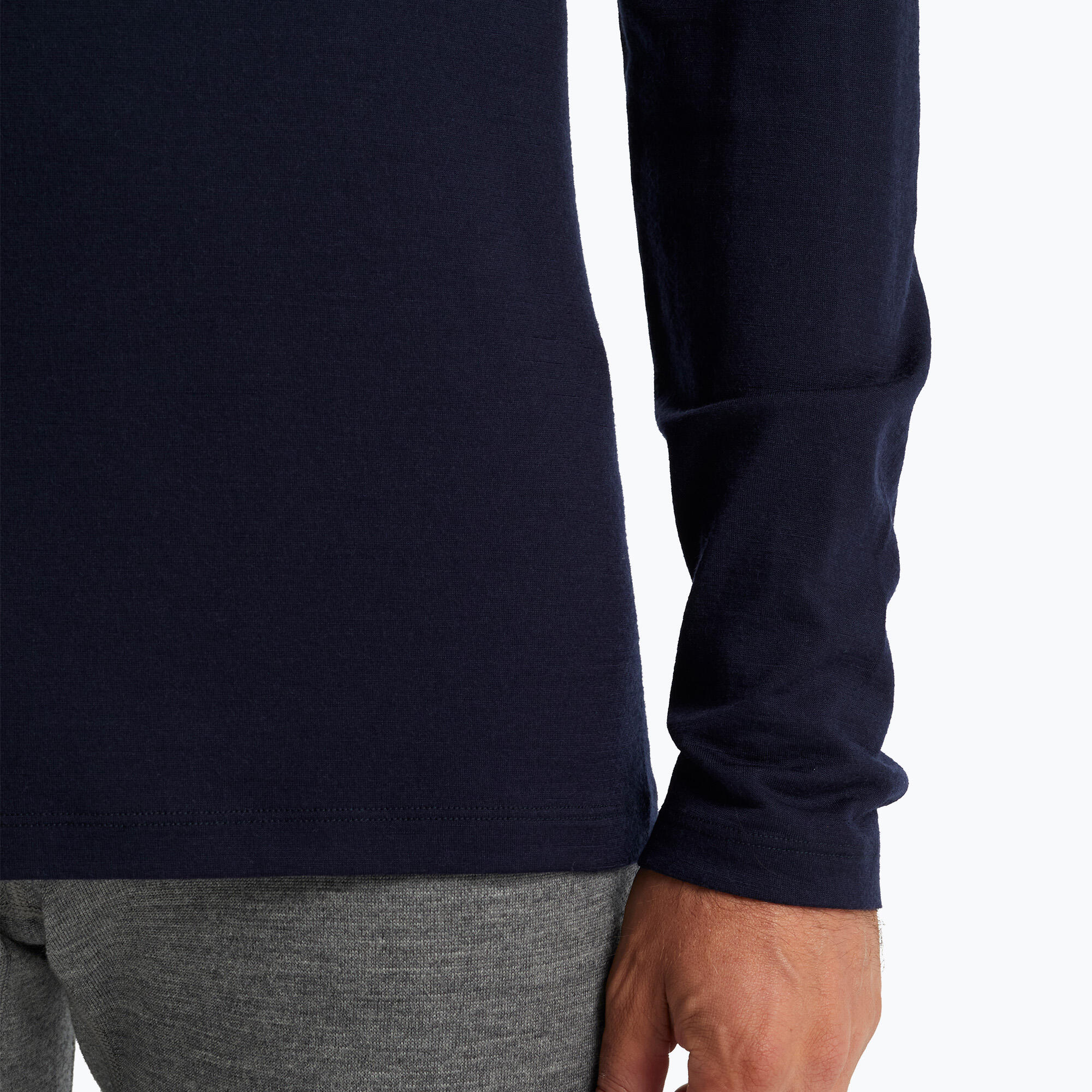 Sudadera térmica para hombre icebreaker Merino 200 Oasis con media cremallera 7/7