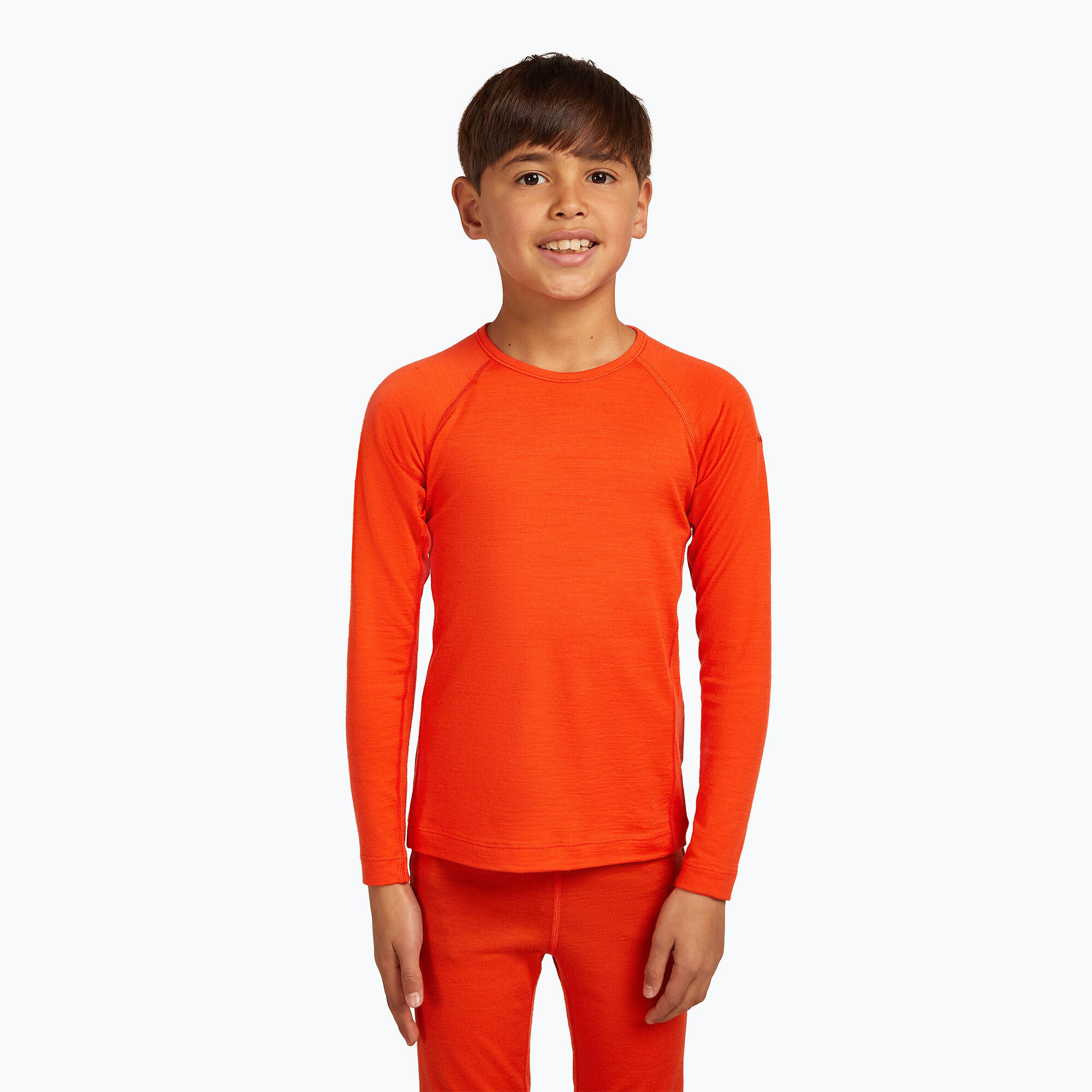 Camiseta térmica infantil de manga longa icebreaker 200 Oasis Crewe 3/7