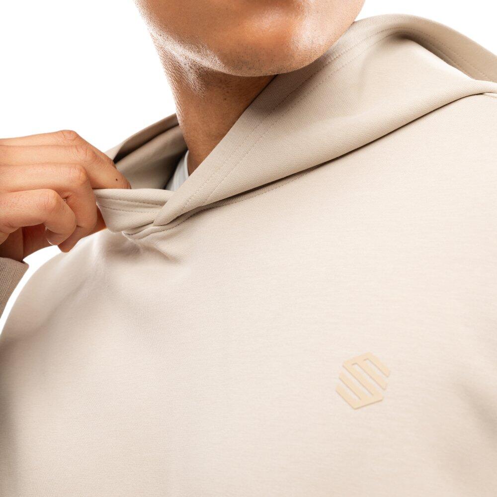 Felpa sportiva con cappuccio da uomo Fitness Motion Sand Beige 5/7