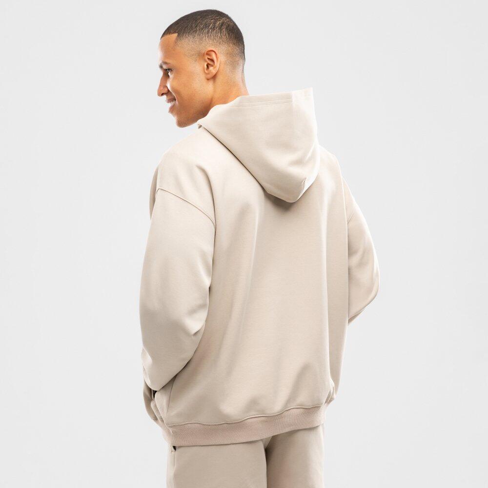 Felpa sportiva con cappuccio da uomo Fitness Motion Sand Beige 6/7