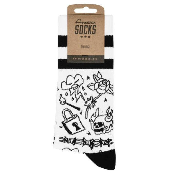 American Socks - Chaussettes American Socks Burning Rage Multicolore - Chaussettes - Multicolore - Taille Unique - Decathlon