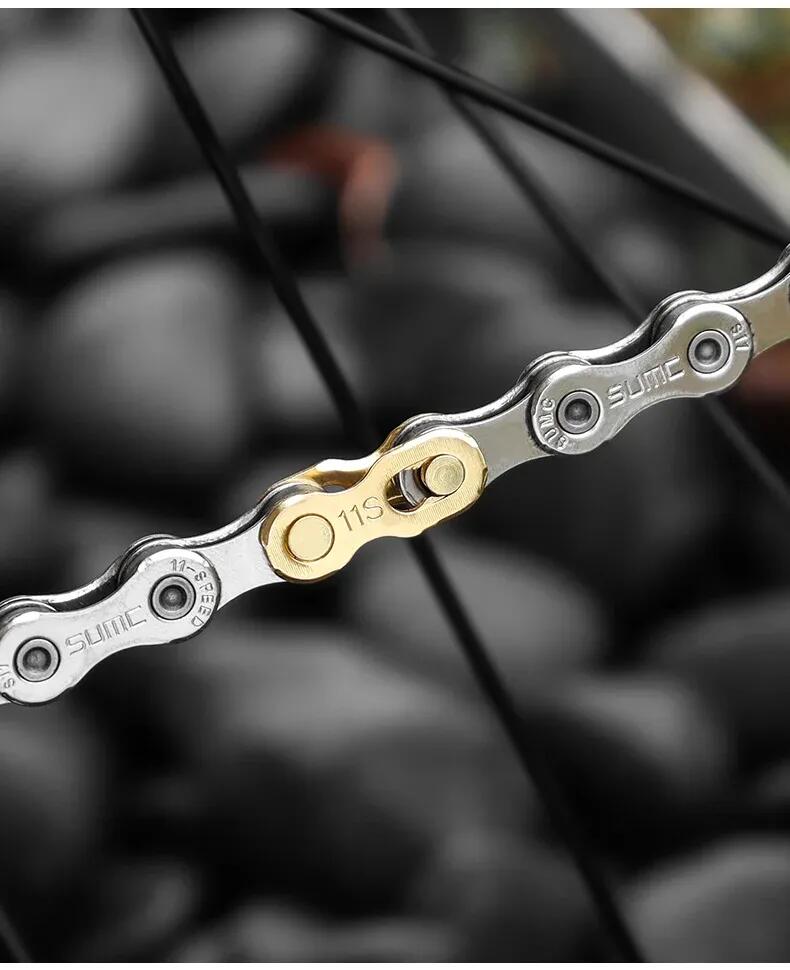 Snelschakels fietsketting 12 speed goud set 2 herbruikbaar 5/5
