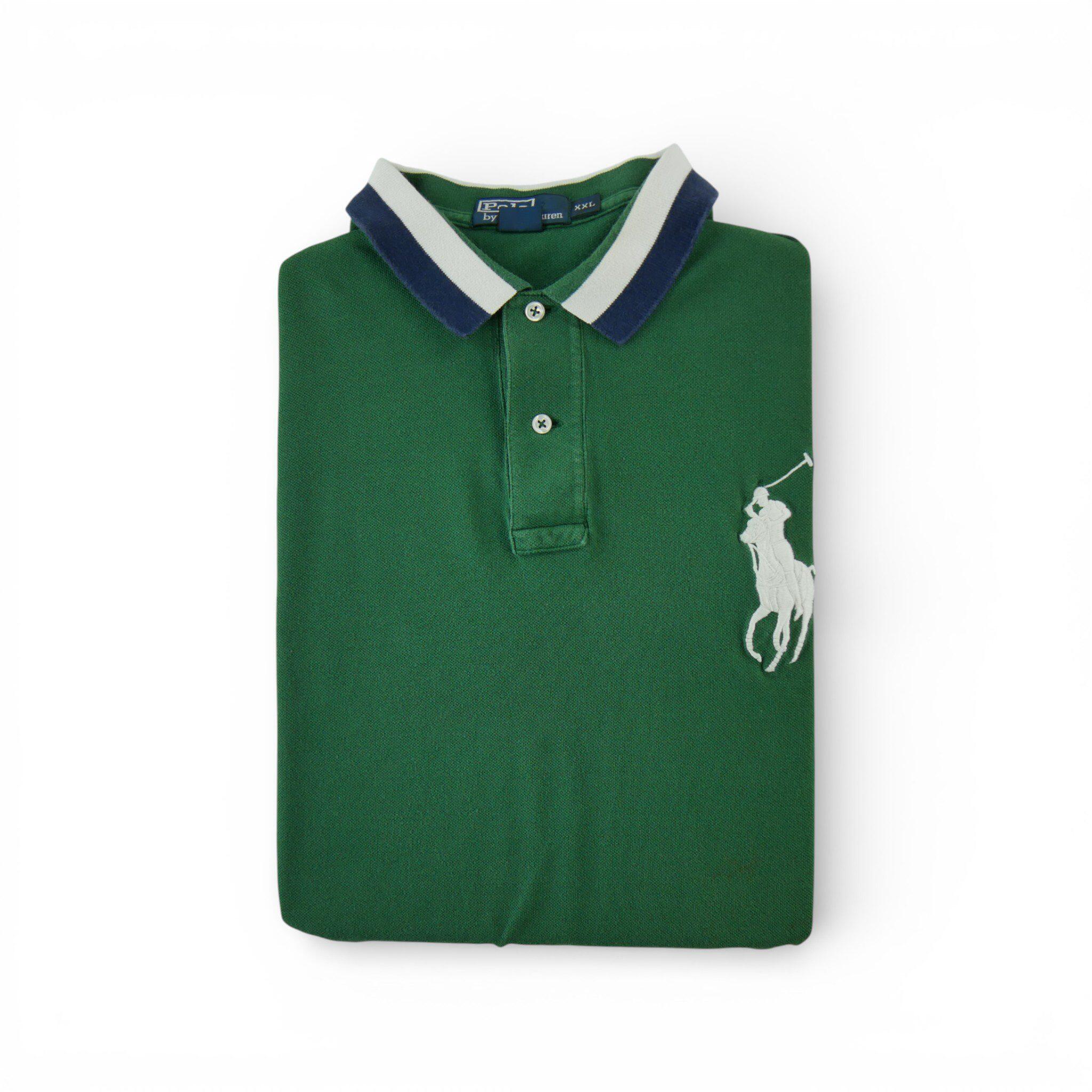 RALPH LAUREN Reconditionné - Polo manches courtes Homme Vert - Très Bon État