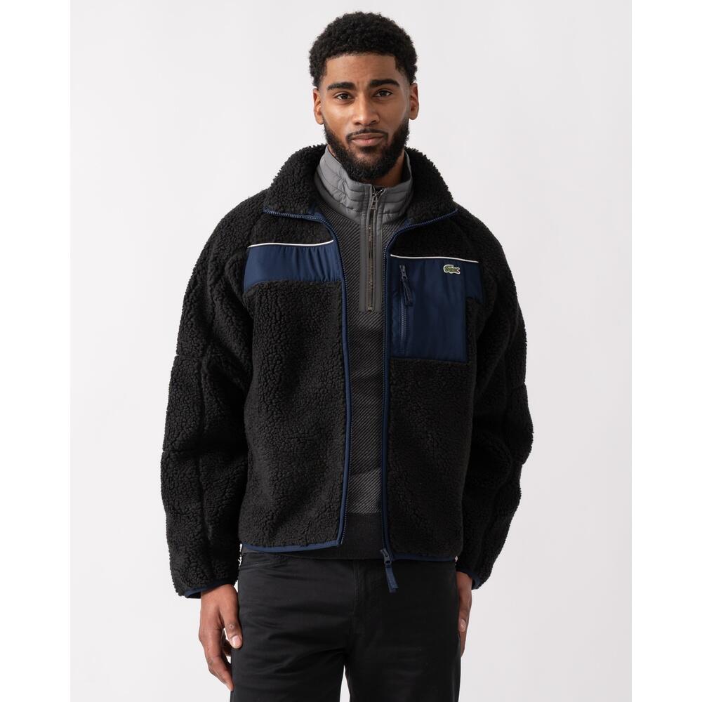 Jachetă pentru bărbați Lacoste cu design colorblock