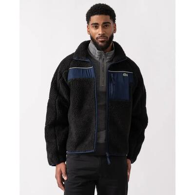Giacca da uomo Lacoste Colorblock in pile