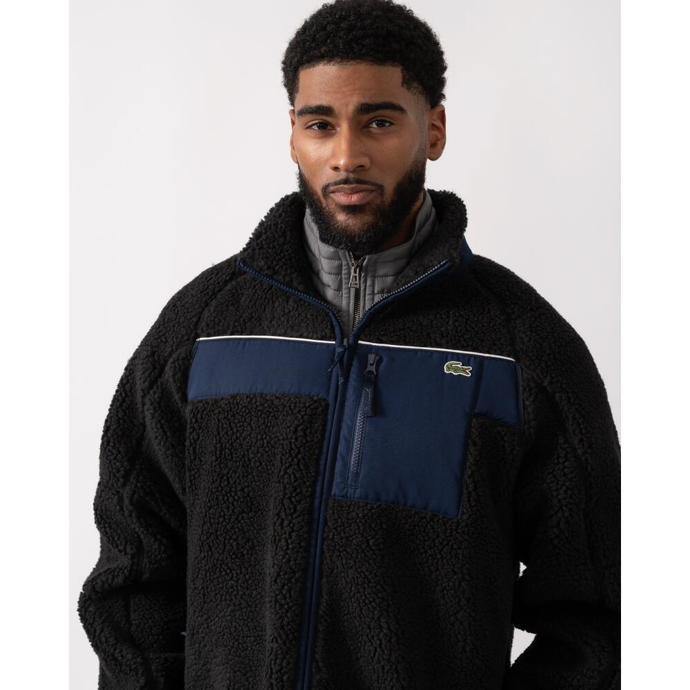 Chaqueta de hombre Lacoste Colorblock de forro polar 5/5