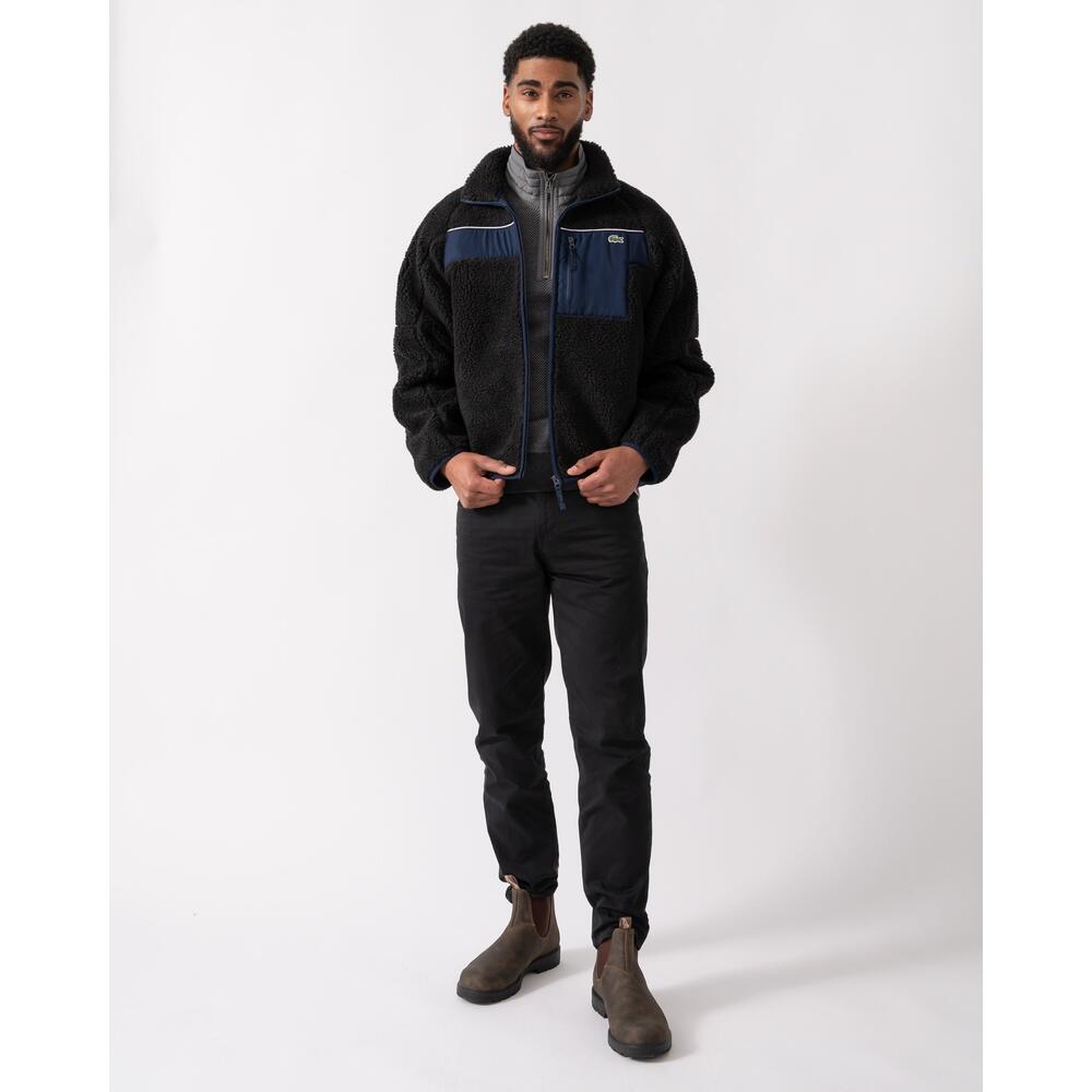 Chaqueta de hombre Lacoste Colorblock de forro polar 4/5