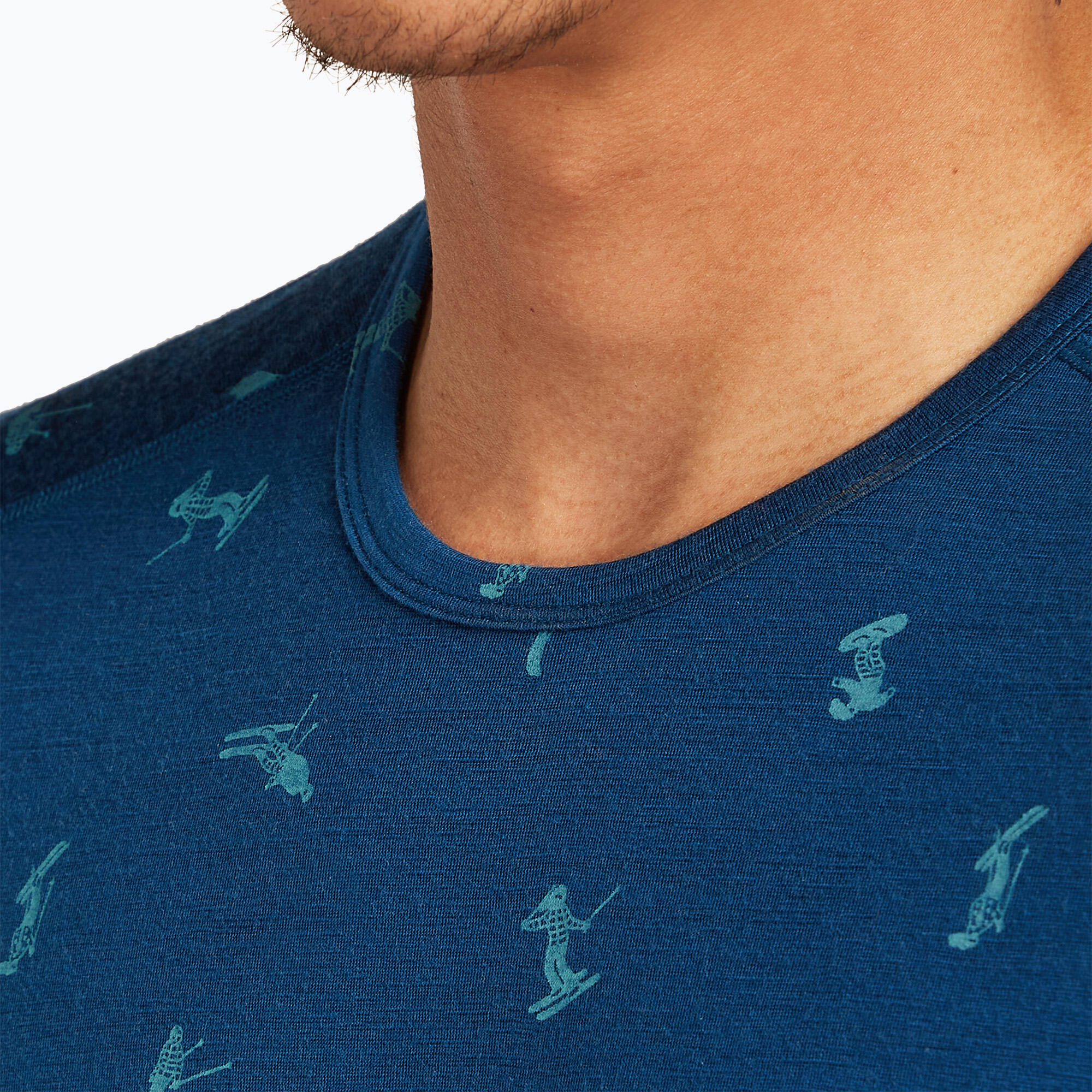 Maglia termica a maniche lunghe da uomo Icebreaker Merino 200 Oasis Crewe Snow 6/7