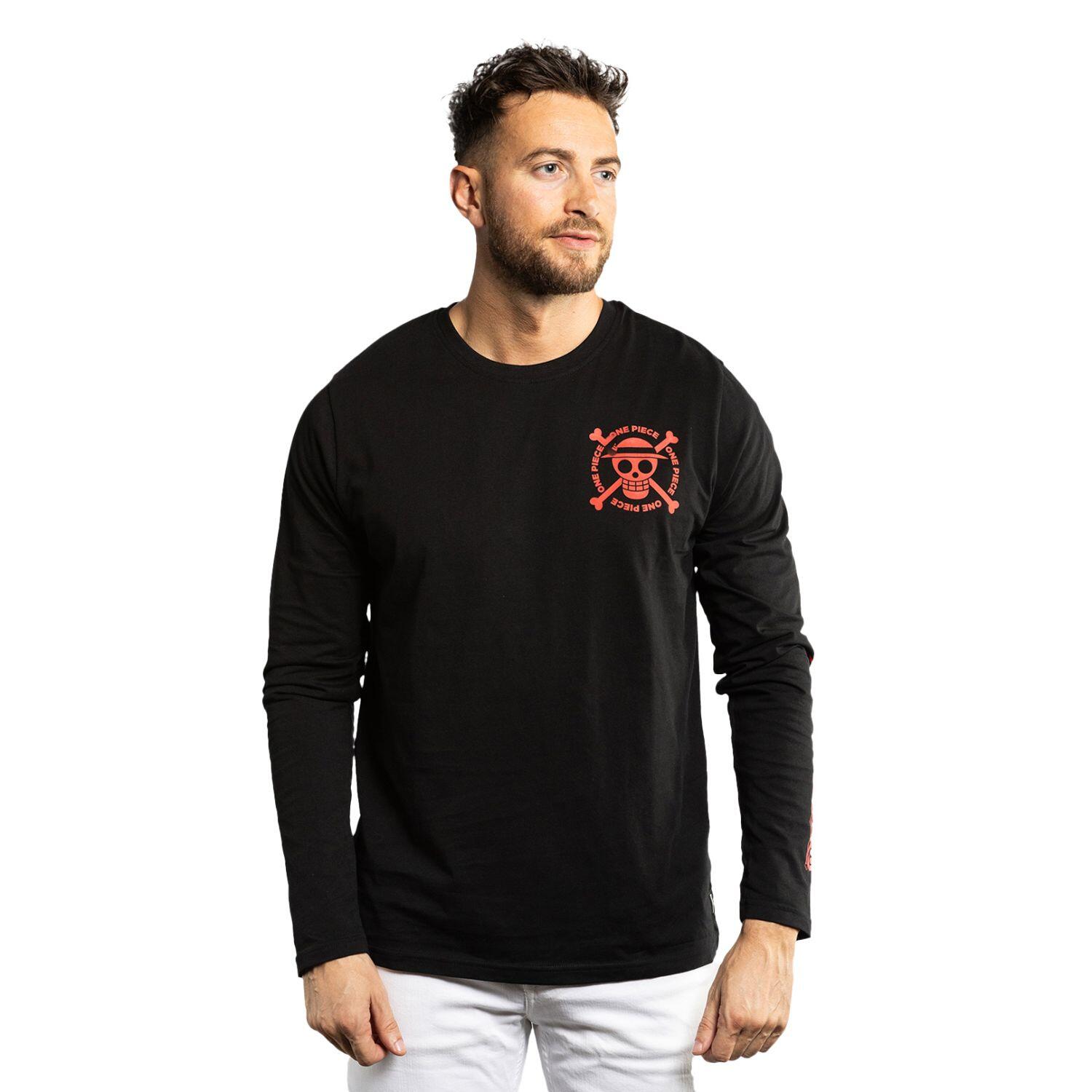 T-shirt homme manches longues avec print One Piece Luffy 1/5