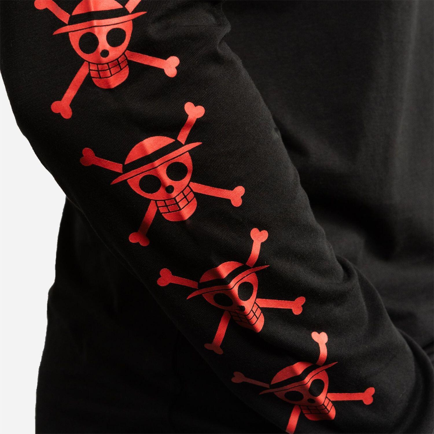 T-shirt homme manches longues avec print One Piece Luffy 4/5