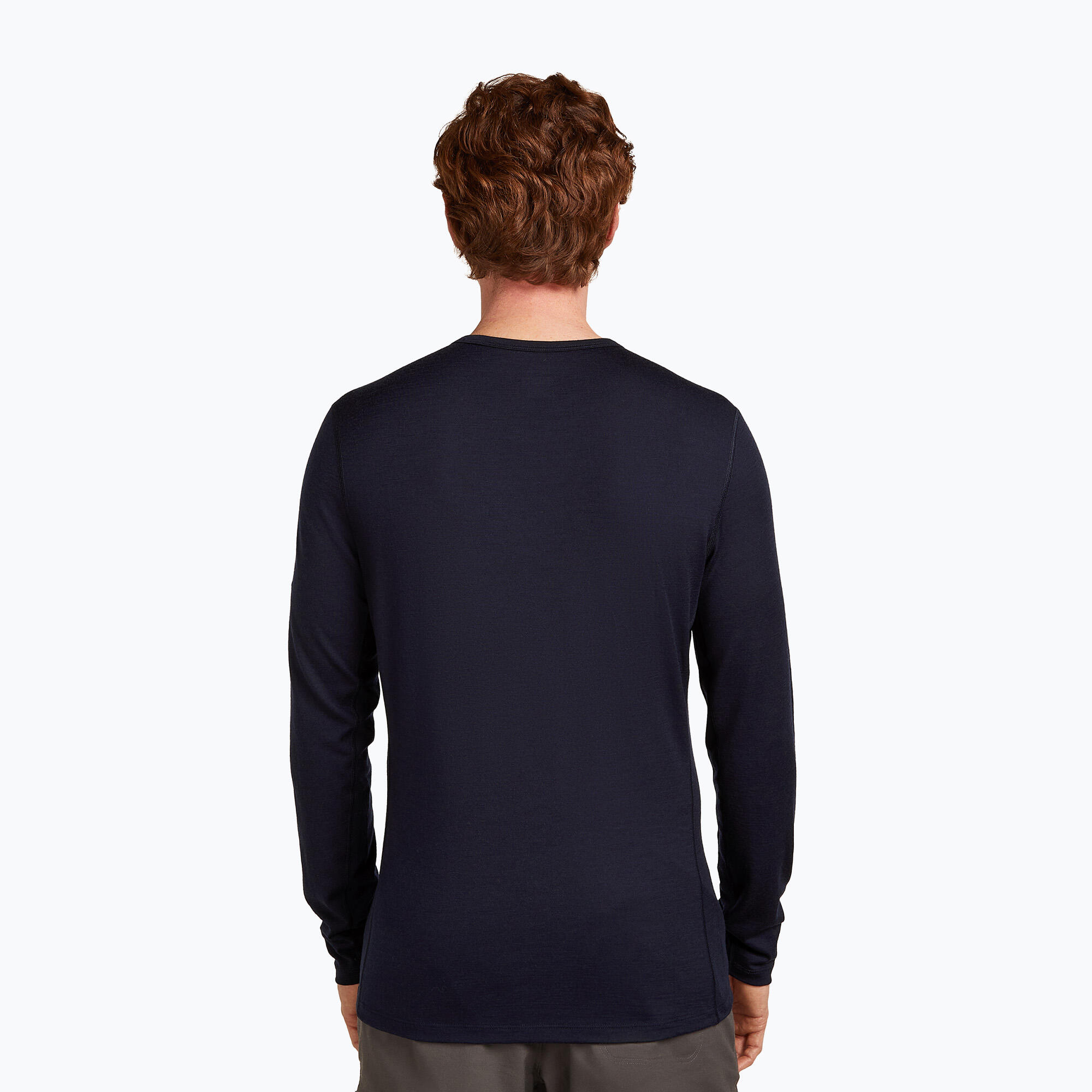 Camiseta térmica de manga larga para hombre icebreaker Merino 200 Oasis Crewe 3/7