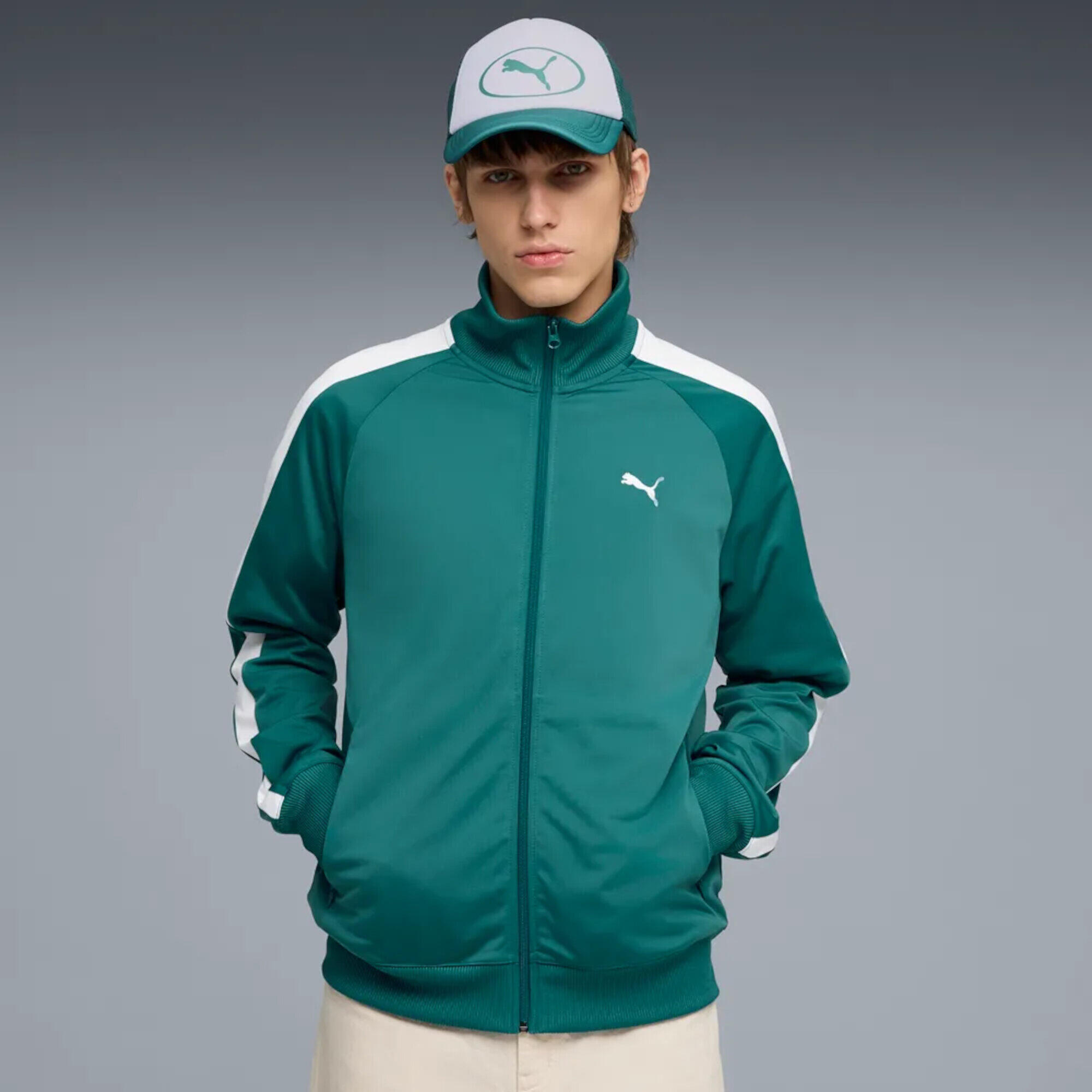 Puma Herren Trainingsjacke Essentials T7 Poly Track Jacket 692462 2/9