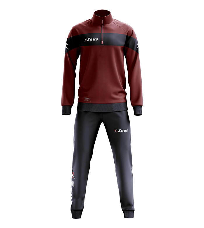 Trening Zeus Marte 100% poliester soft, bleumarin/vișiniu, M