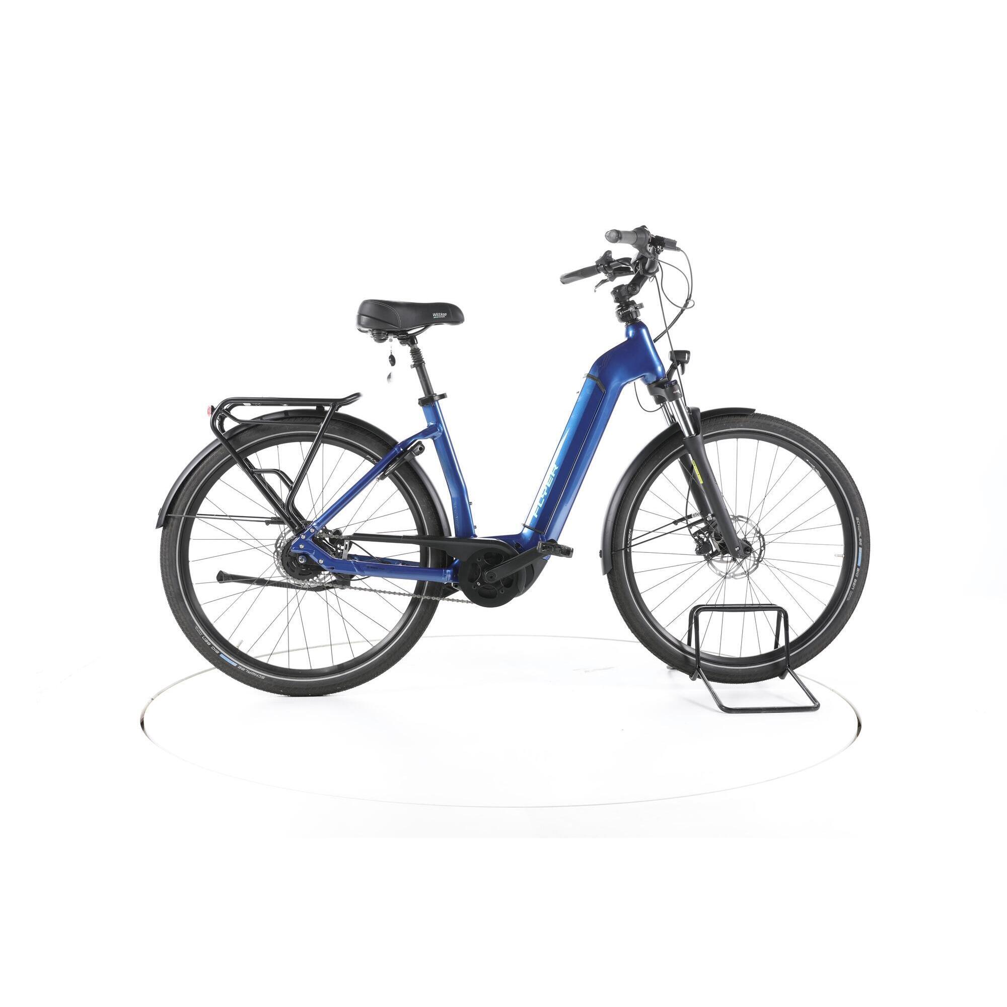 Flyer - Reconditionné - Flyer Gotour6 5.40 City Vélo Électrique Entrée Basse - Très Bon - Vélo Ville - Bleu - Moyen - Decathlon
