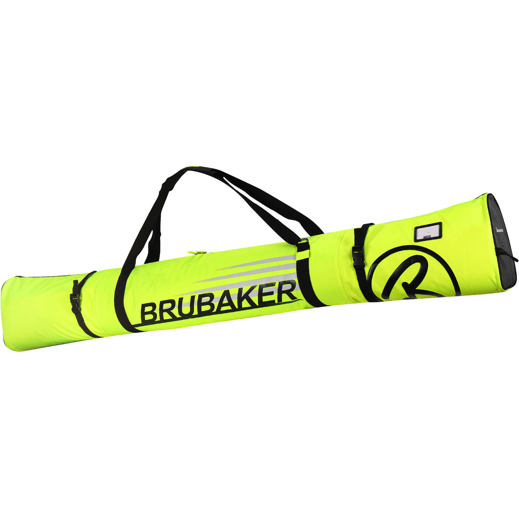 X2 - Brubaker Carver Champion Sac À Skis Rembourré 170 Cm Jaune Néon/noir - Sac De Sport - Jaune|noir - 170cm - Decathlon