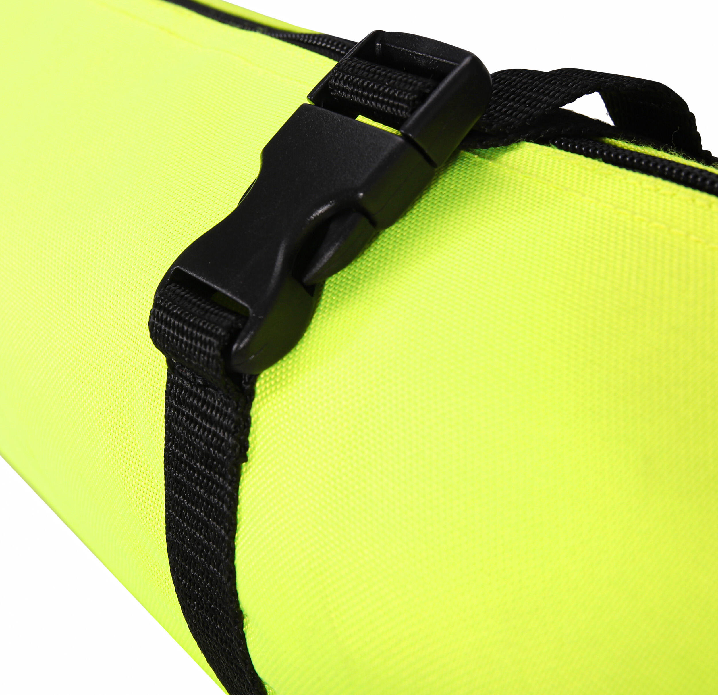 BRUBAKER XC Touring Sac ski de fond rembourré 195cm Noir/Jaune néon 3/6