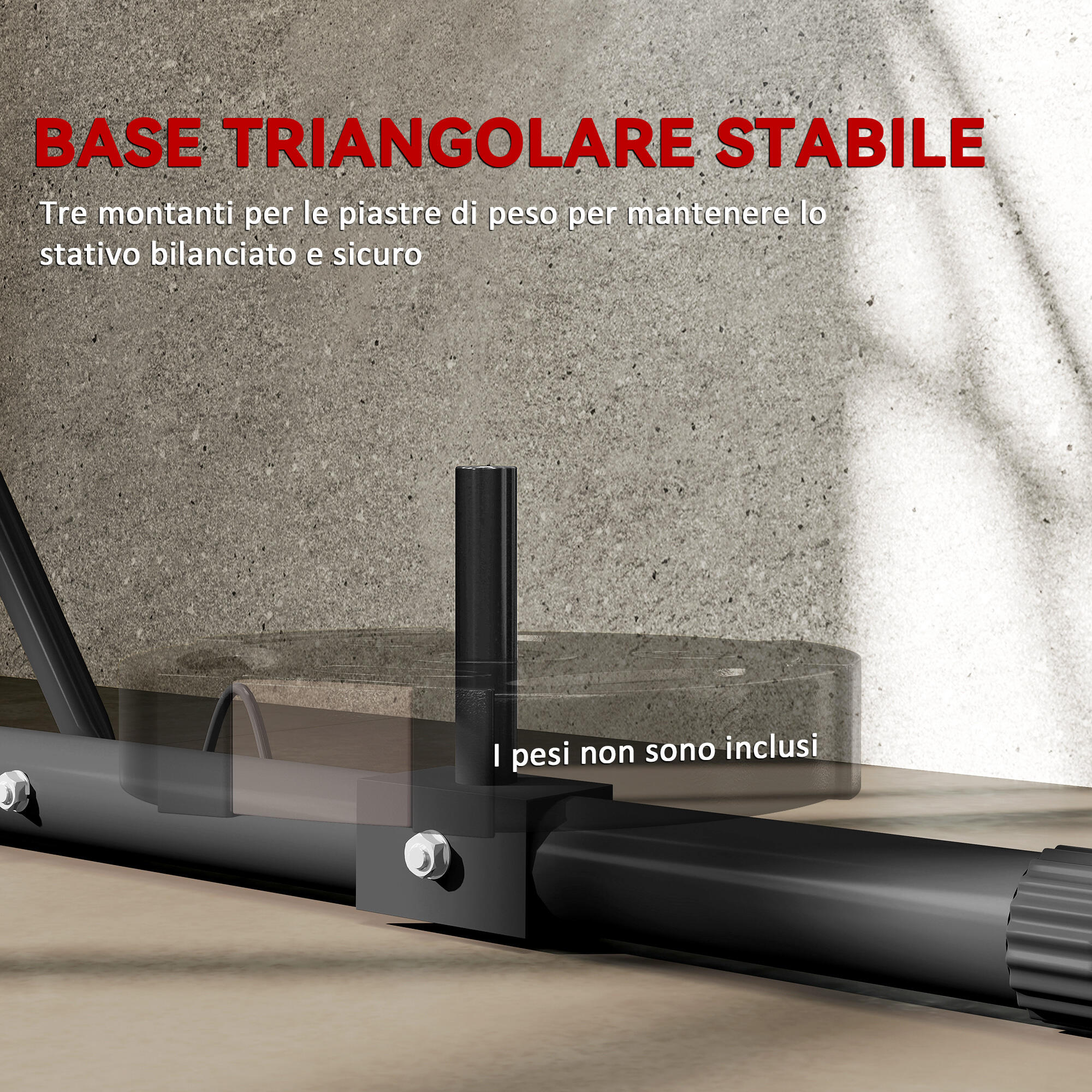 SPORTNOW Supporto Sacco Boxe Regolabile in Altezza 182-225 cm Autoportante Nero 6/8