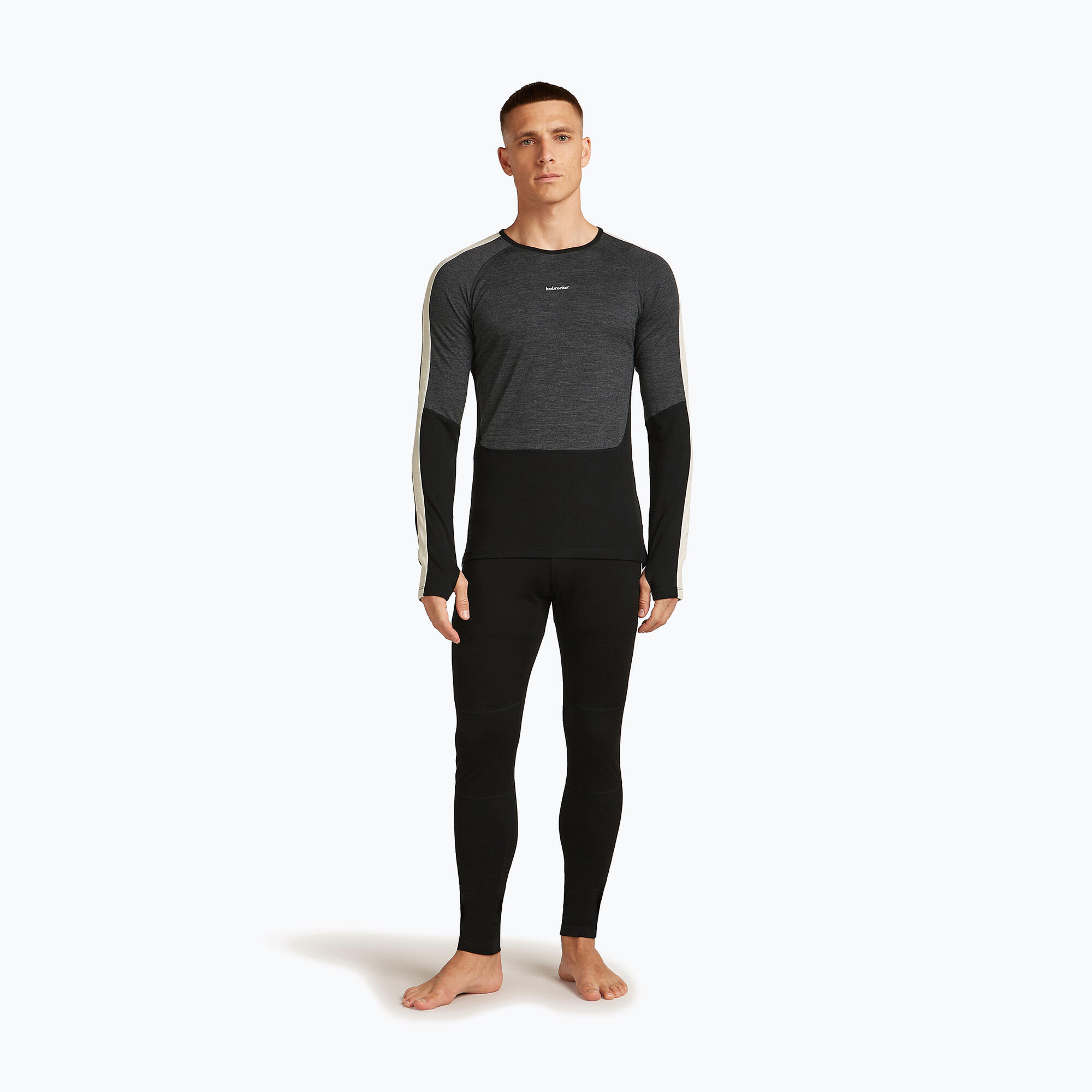 Longsleeve termoaktywny męski Icebreaker Merino 200 Oasis+ LS Crewe 0JI 2/7