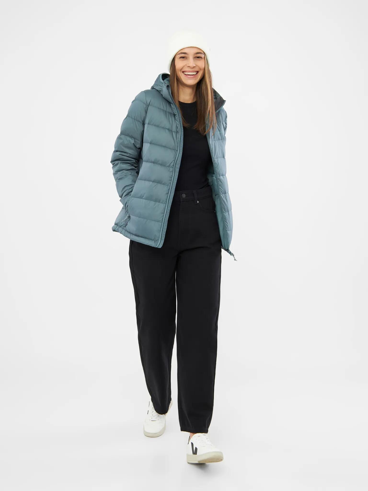 Daunenjacke  mit Kapuze, Damen Viking Rovi 6/7