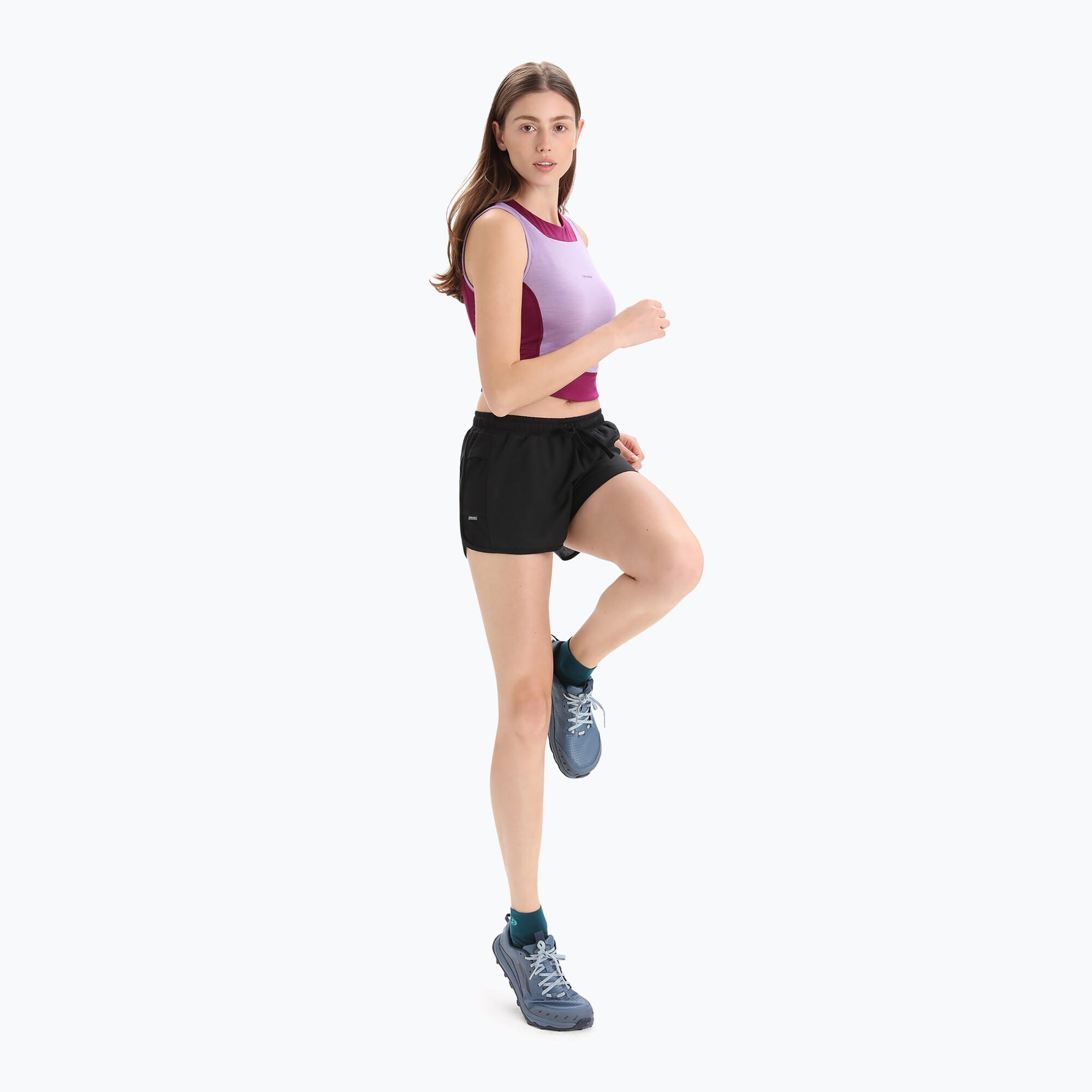 Brassière débardeur courte thermique femme Icebreaker Zoneknit 5/7